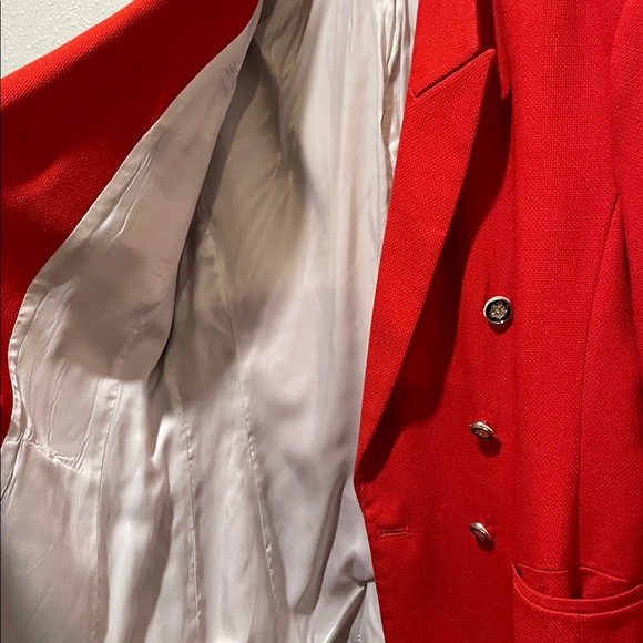 Zara Women's Vibrant Poppy Red Blazer - Picture 4 of 6